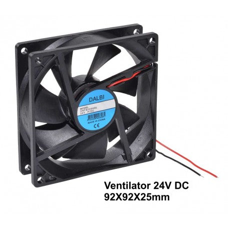Ventilator Axial 24V, 92 x 92 x 25mm