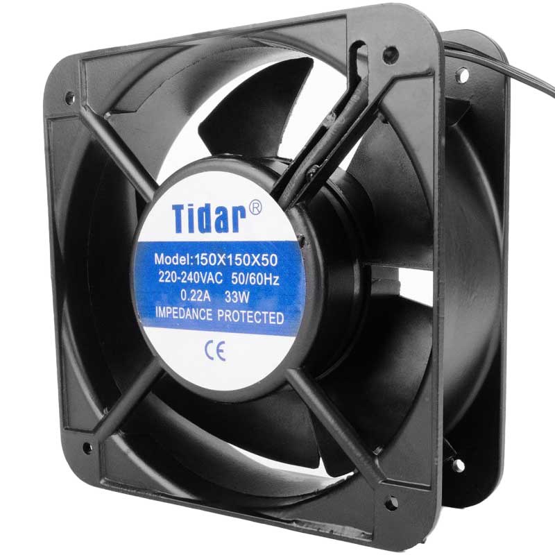 Cooler Ventilator 220V, 150x150x50mm