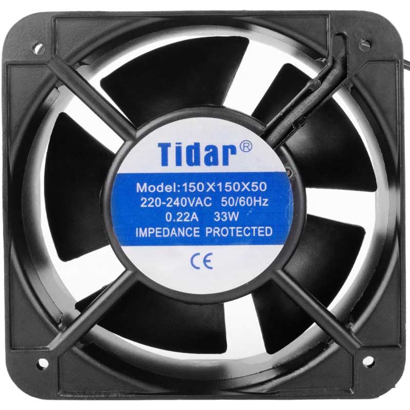 Cooler Ventilator 220V, 150x150x50mm