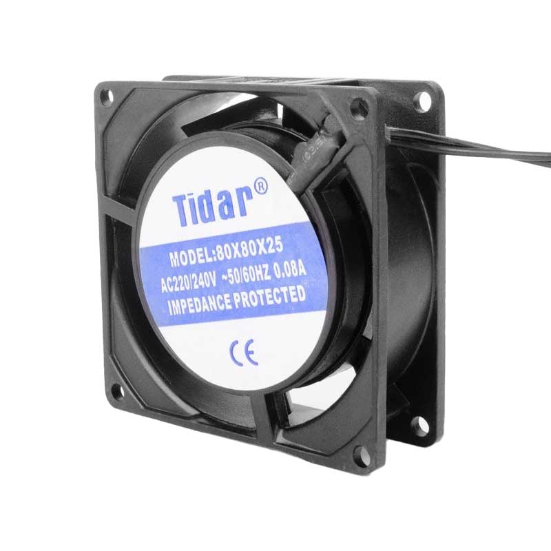 Ventilator Metalic 220V, 80 x 80 x 25mm