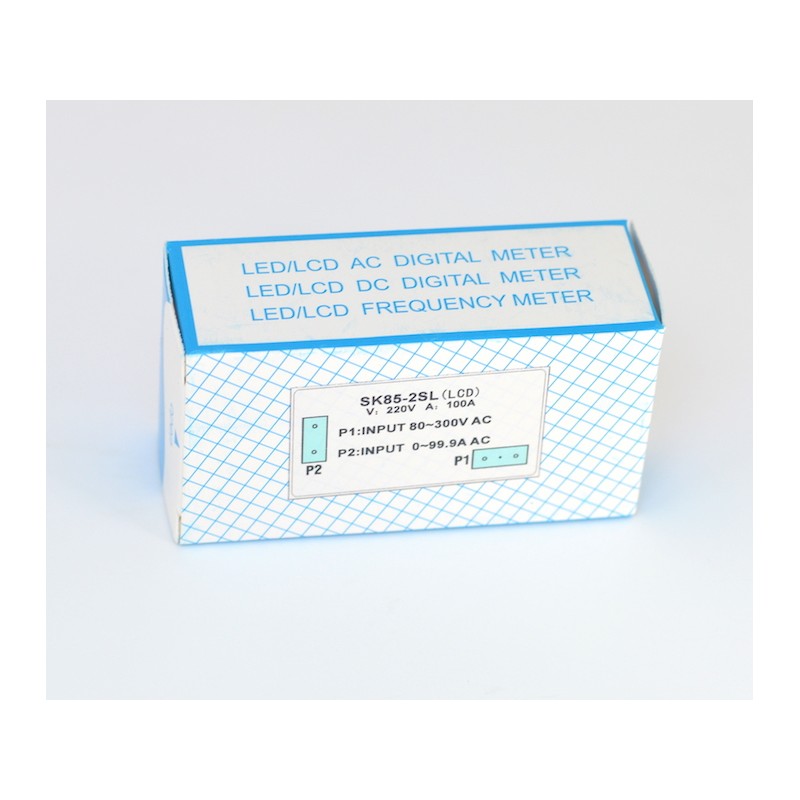 Voltmetru-Ampermetru Digital, 220V, 100A