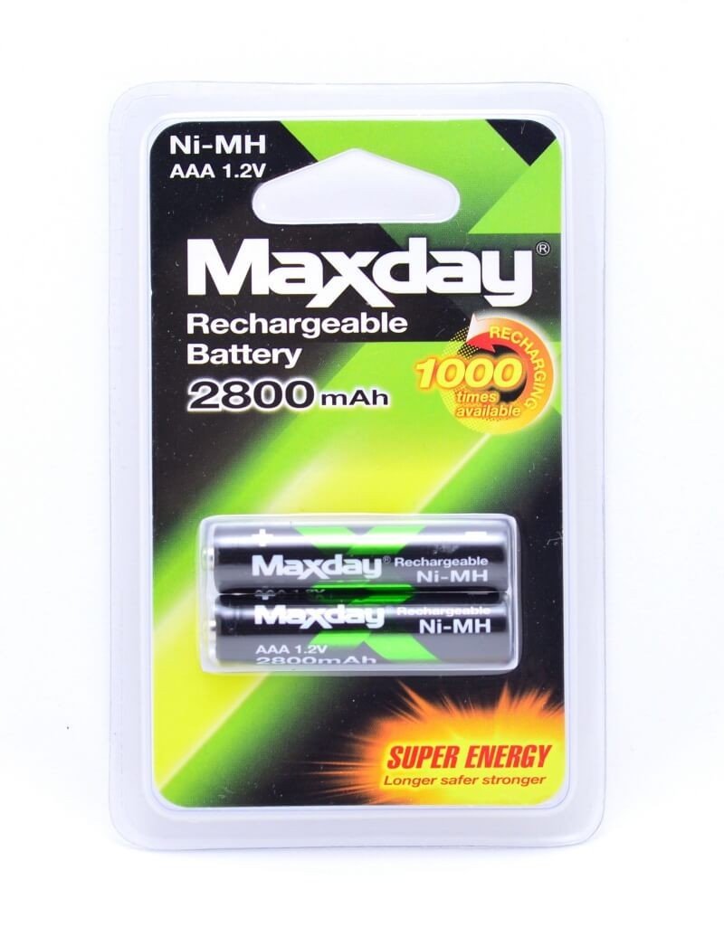 Acumulatori Reincarcabili 2800mAh Maxday R3 AAA Ni-MH