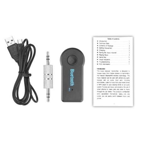Adaptor cu Bluetooth - Micro USB cu Cablu Jac , Auxiliar