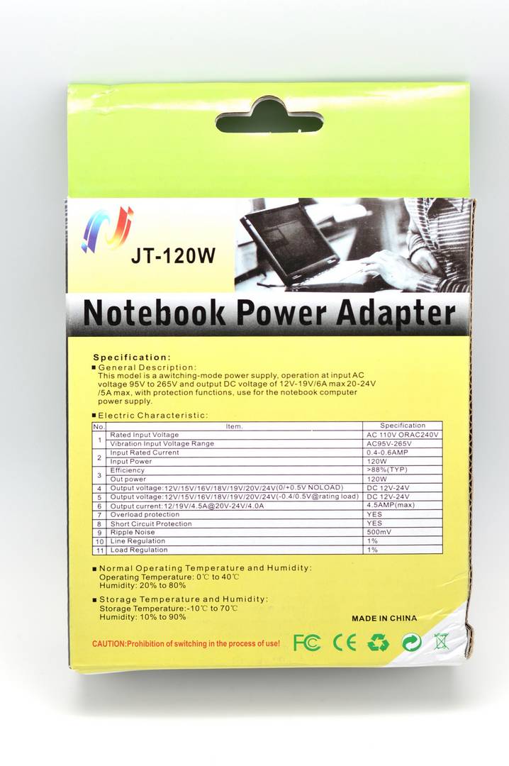 Alimentator Universal de Laptop 120W