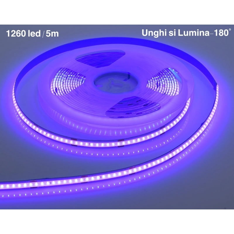 Banda 1260 Led-uri COB, 60W, Violet