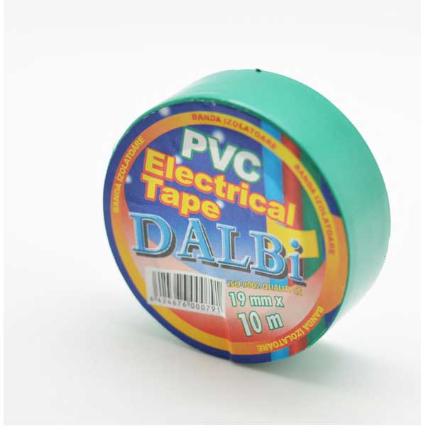 Banda izolier 19mm Verde - Set 10 buc