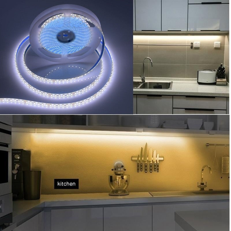 Banda Led 24V Exterior, 2835 - 120led/m, Alb-Natural 4000K - 5m/Rol