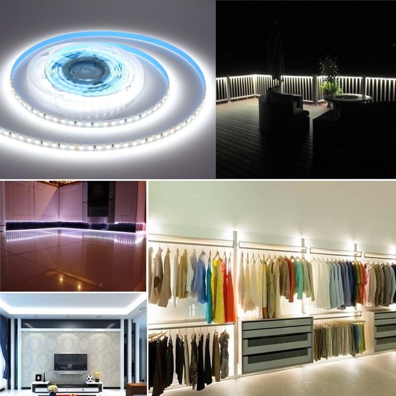 Banda Led 24V, 600 Led-uri, Alb-Rece