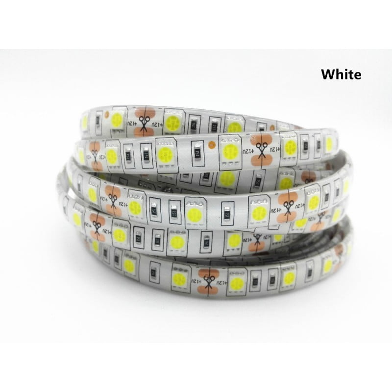 Banda Led 5050 Exterior 300 Led-uri 40W 5m Alb Rece