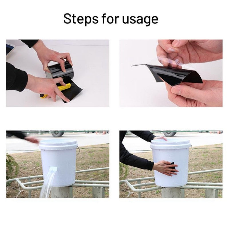 Banda Neagra Super Adeziva 10 X 150CM