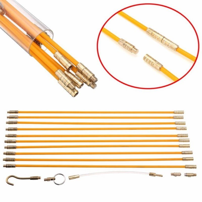 Bara din Fibra de Sticla cu Filet pentru Cabluri /10m x 0,4mm