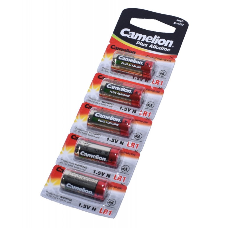 Baterii LR1 Alcaline 1,5V Camelion, 5 Bucati