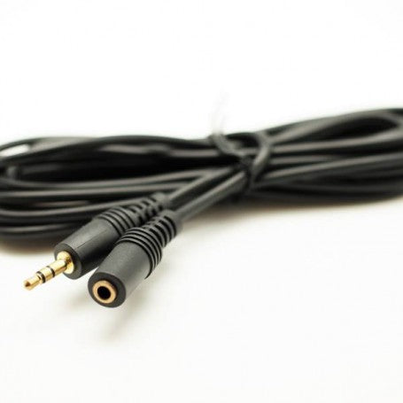 Cablu Audio Jack 3,5mm Tata - Mama, 10m, Contacte Aurite