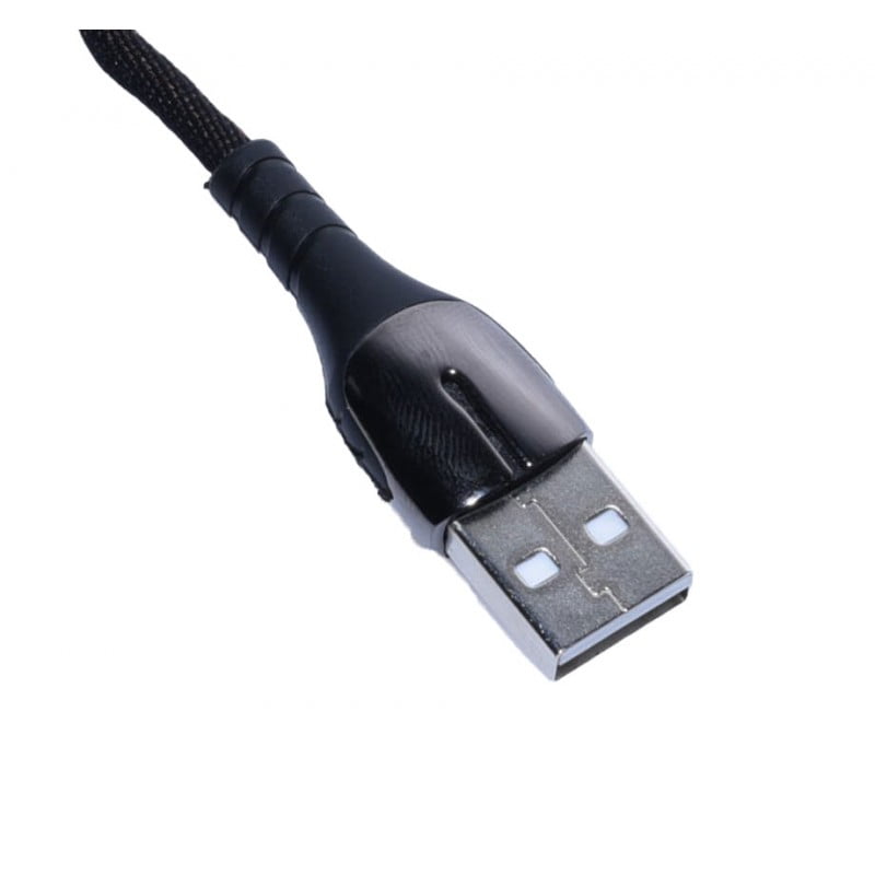 Cablu de Date USB - iPhone Lighting, Negru, 2m