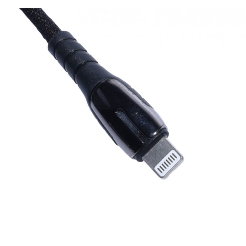 Cablu de Date USB - iPhone Lighting, Negru, 2m