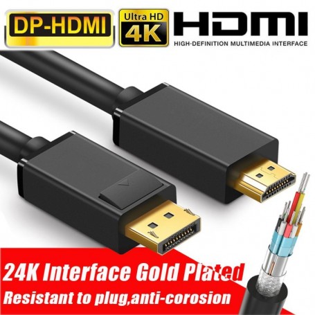 Cablu Displayport la HDMI 3M