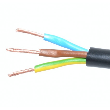 Cablu Electric 3x1,5mm MYYM Litat (Negru)