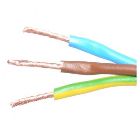 Cablu Electric Litat MYYM Alb 3x1,5mm / 100m