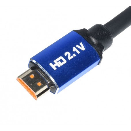 Cablu Hdmi HDTV 8K 2,1V, 3M, Verde/Negru, ElectroAZ