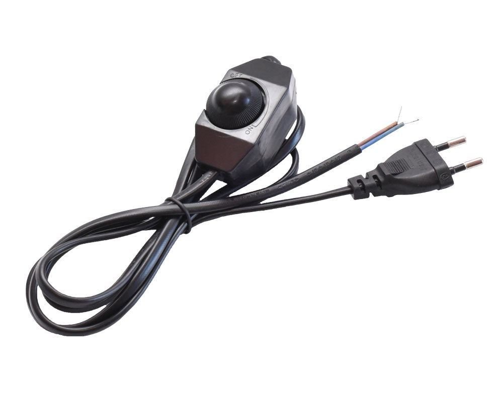 Cablu Negru cu Stecher si Variator 1,5m*2*0,5m2