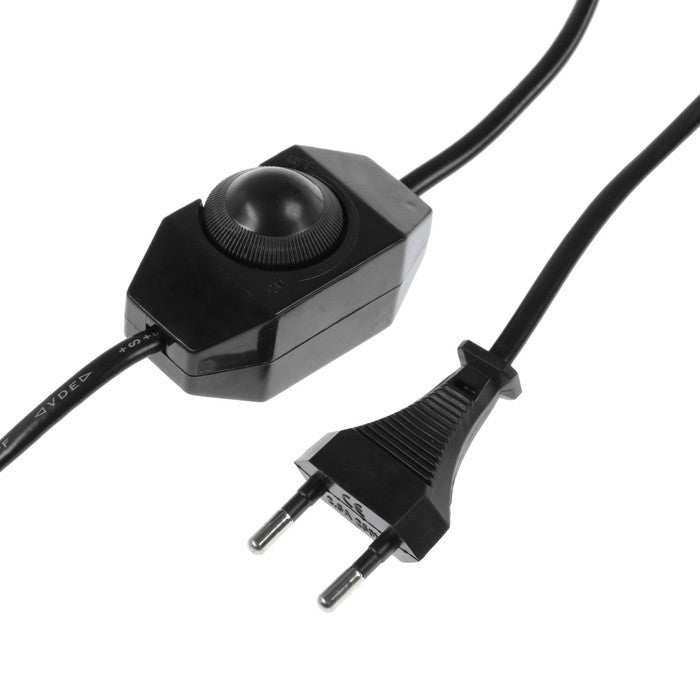 Cablu Negru cu Stecher si Variator 1,5m*2*0,5m2