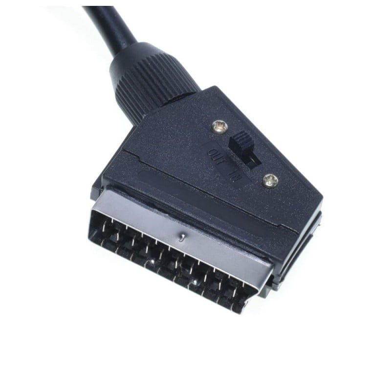 Cablu Scart la 3RCA cu Intrerupator / 1,5M