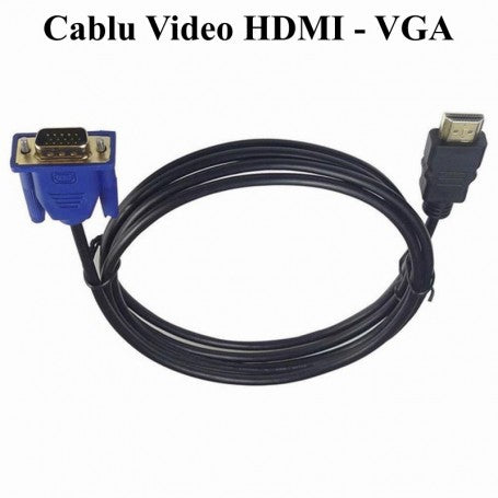 Cablu Video HDMI la VGA 1,5m
