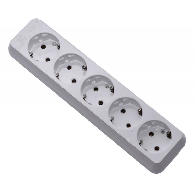 Cap Prelungitor cu 5 Prize cu Ceramica