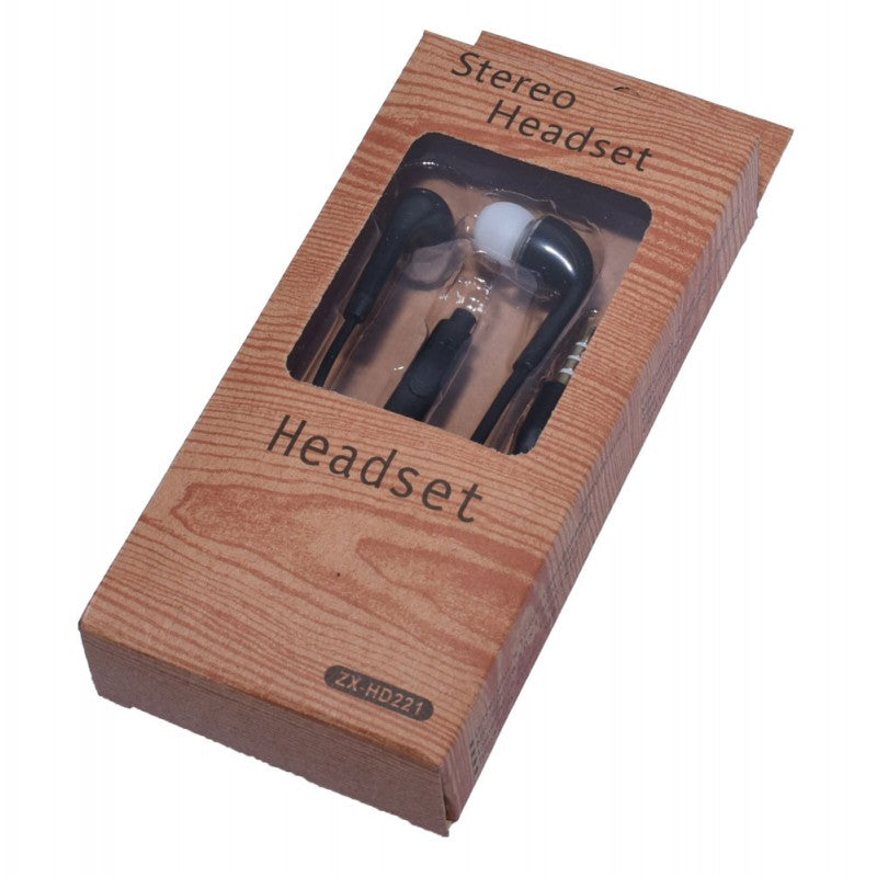 Casti Audio HD-221 cu Microfon, Negru