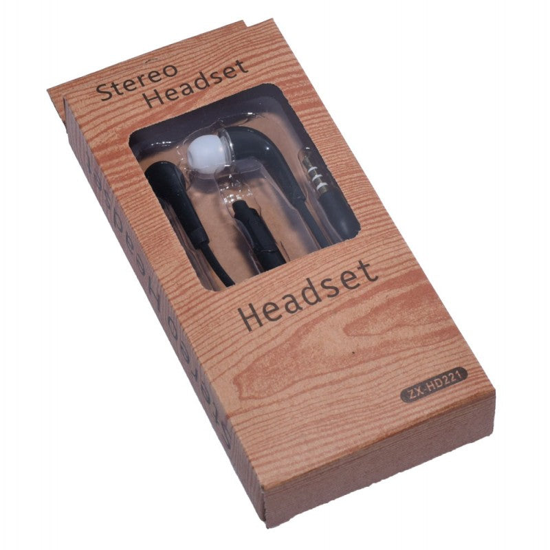 Casti Audio HD-221 cu Microfon, Negru