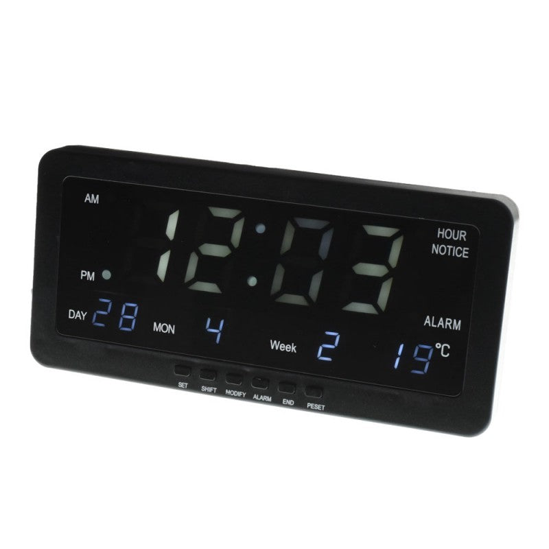 Ceas Digital, Display Led Alb, Alarma