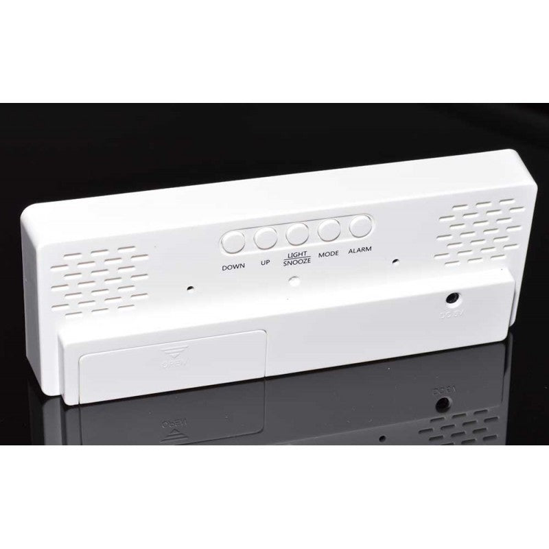 Ceas Digital Oglinda, LED Verde, Alarma