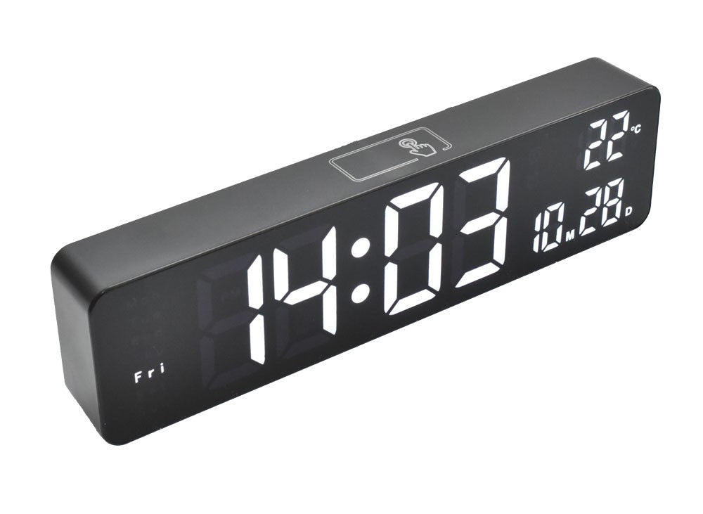 Ceas Digital DS-6625 Negru cu Led Alb