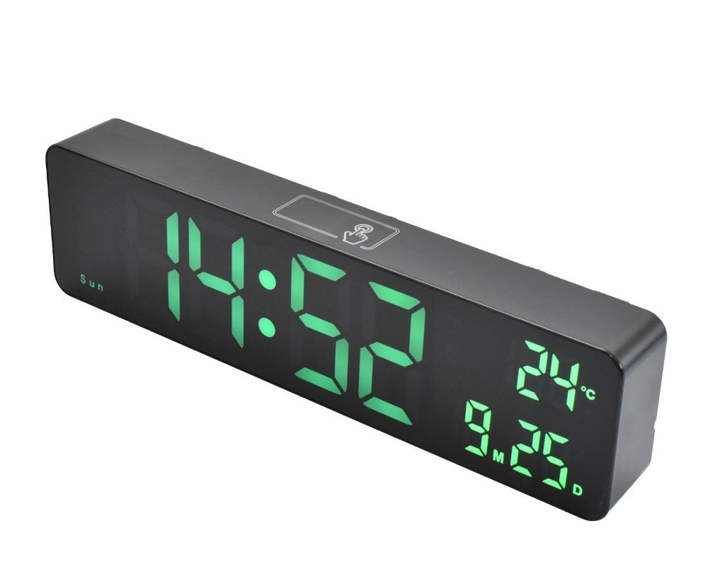 Ceas Digital DS-6625 Negru cu Led Verde