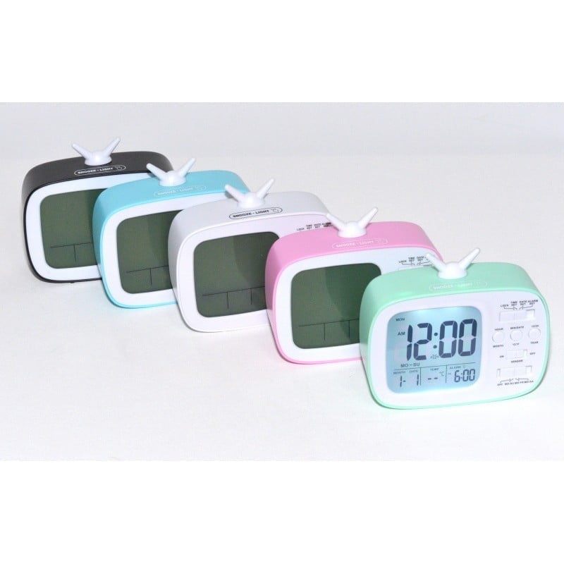 Ceas Digital Led, Stil TV Retro, Alarma