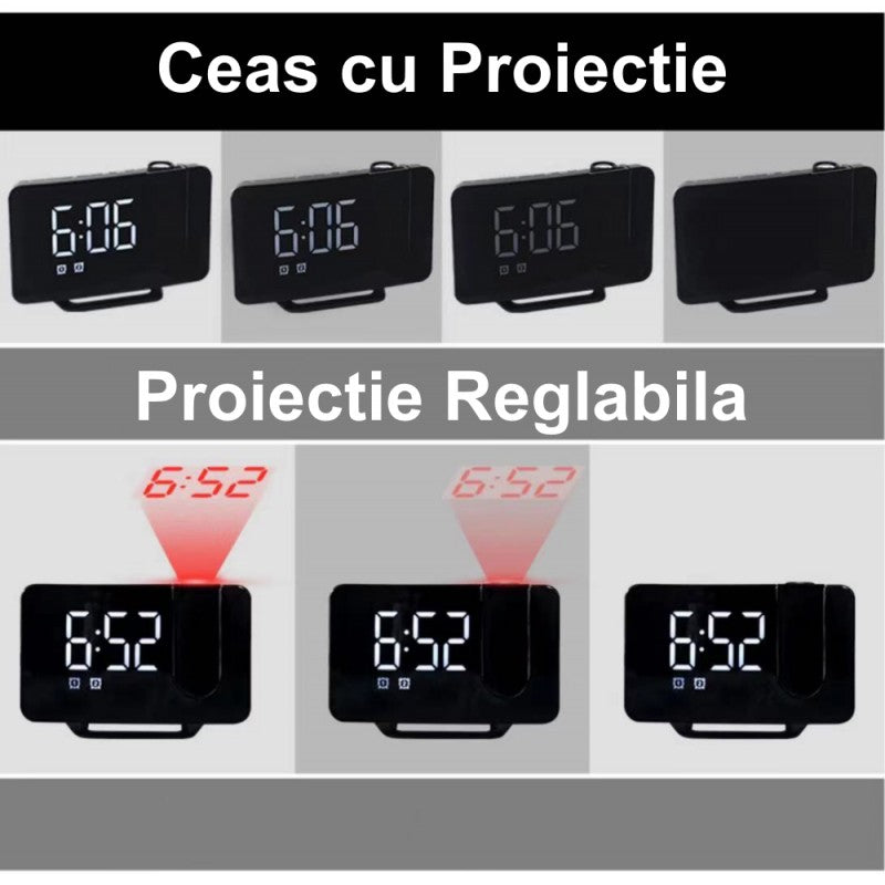 Ceas cu Proiectie si Radio FM GH-0716