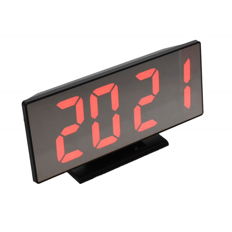 Ceas de Camera modern cu Led Rosu, Alarma