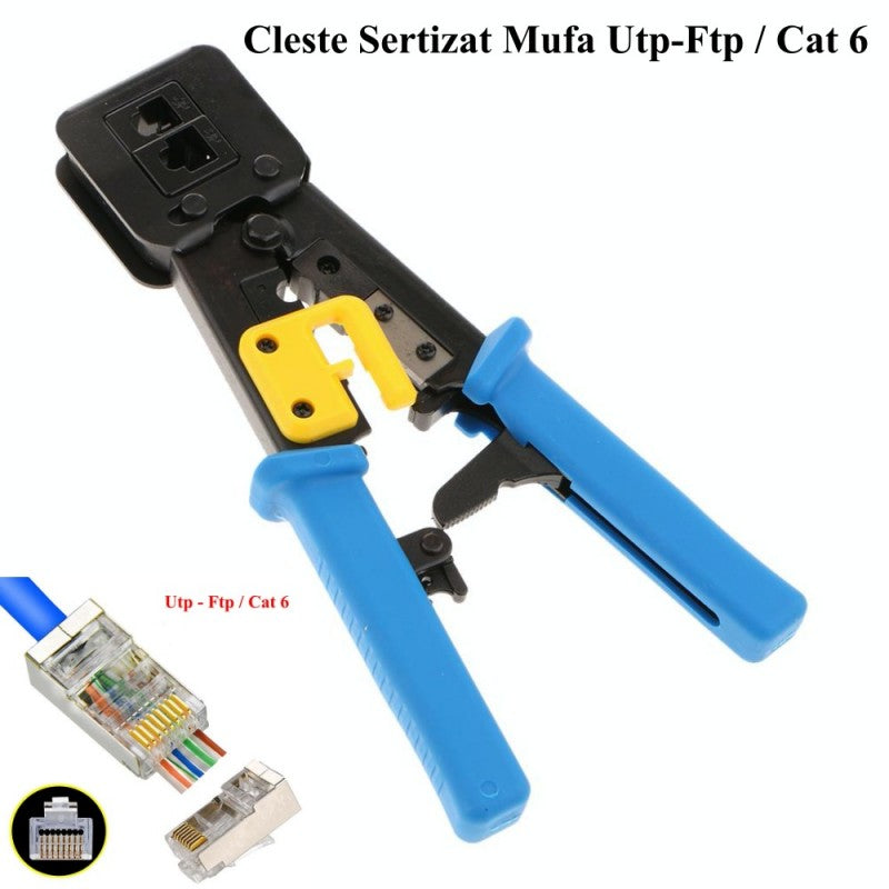 Cleste Profesional Pentru Sertizat Mufa UTP-FTP / CAT 6