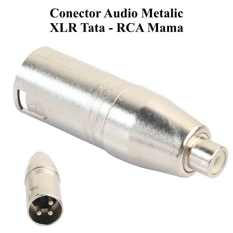 Conector Audio XLR Tata-RCA Mama