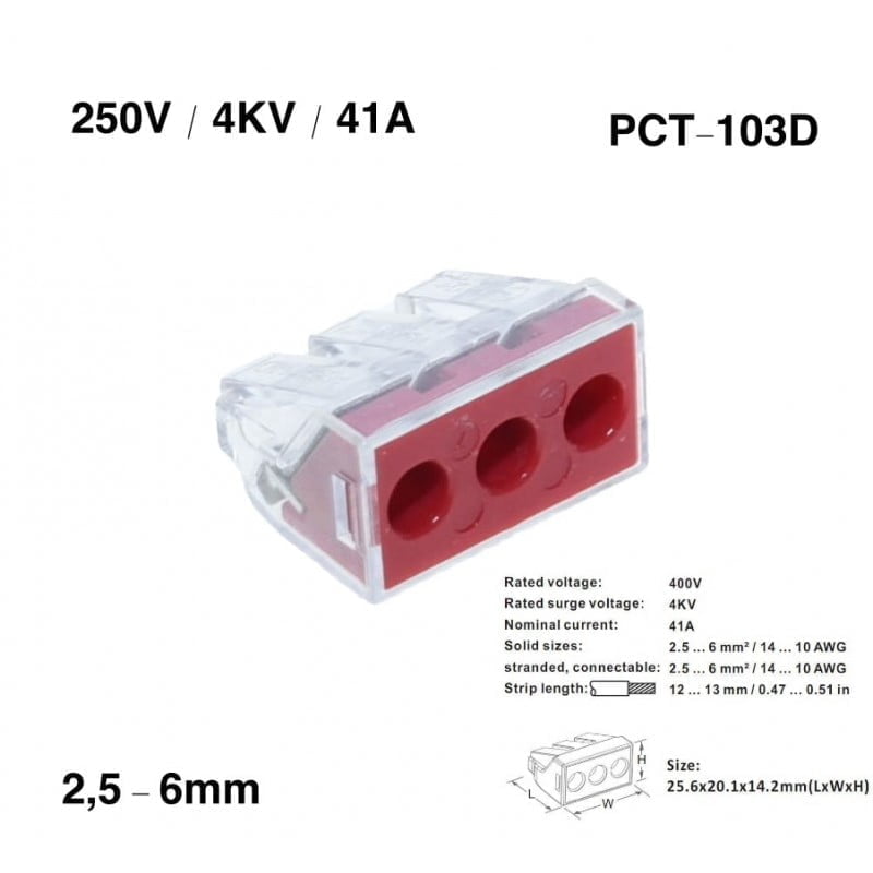 Conector Doza Rapid 3 Poli