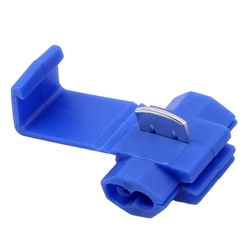 Conector Inadire Cablu 100Buc/Set Albastru