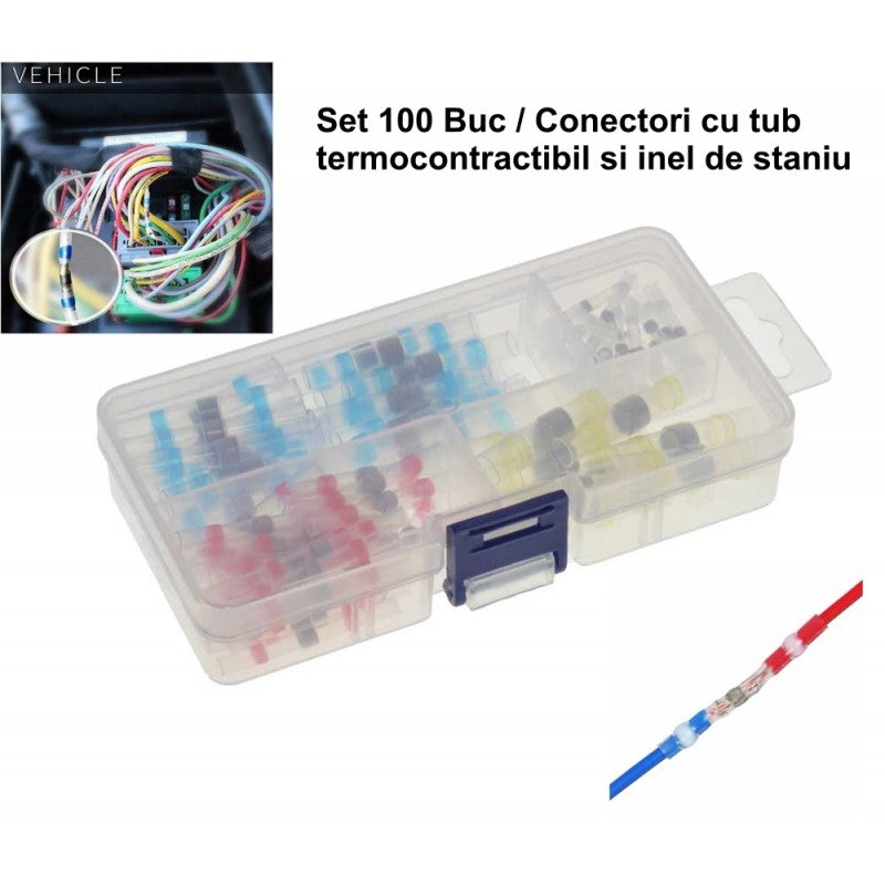 Conectori de Cositor cu inel 100Buc/Set