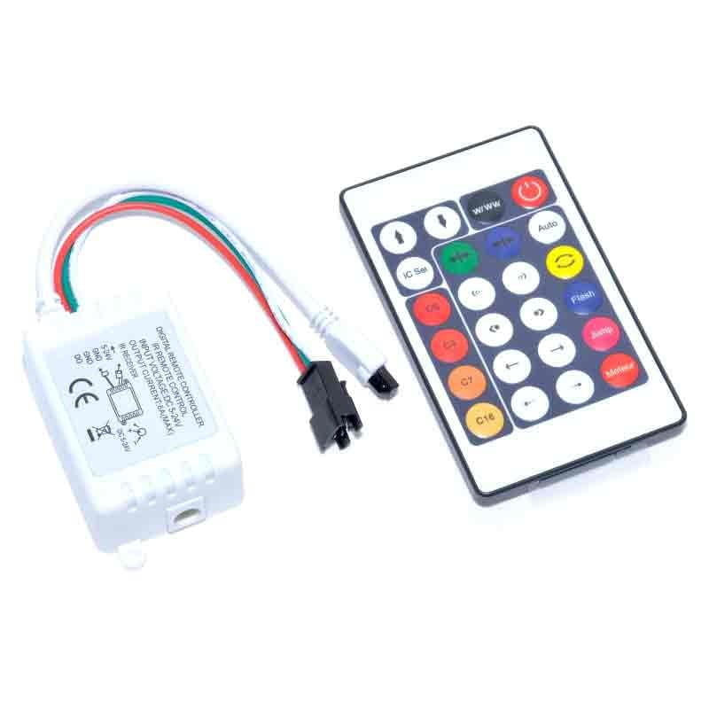Controler Banda Led RGB + Telecomanda 24 Taste 3 Fire