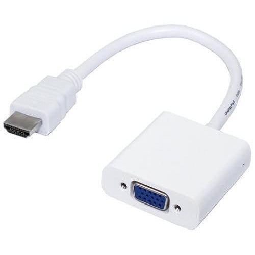 Convertor HDMI la VGA, culoare alba