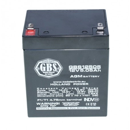 Acumulator Plumb-Acid 12V-5,05Ah TED