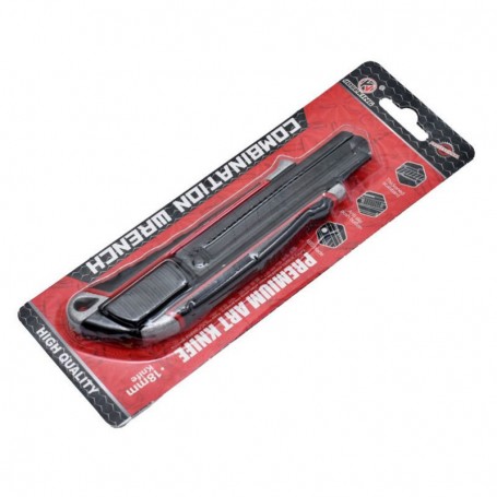 Cutter Profesional din Aluminiu cu lama 18mm Neagra