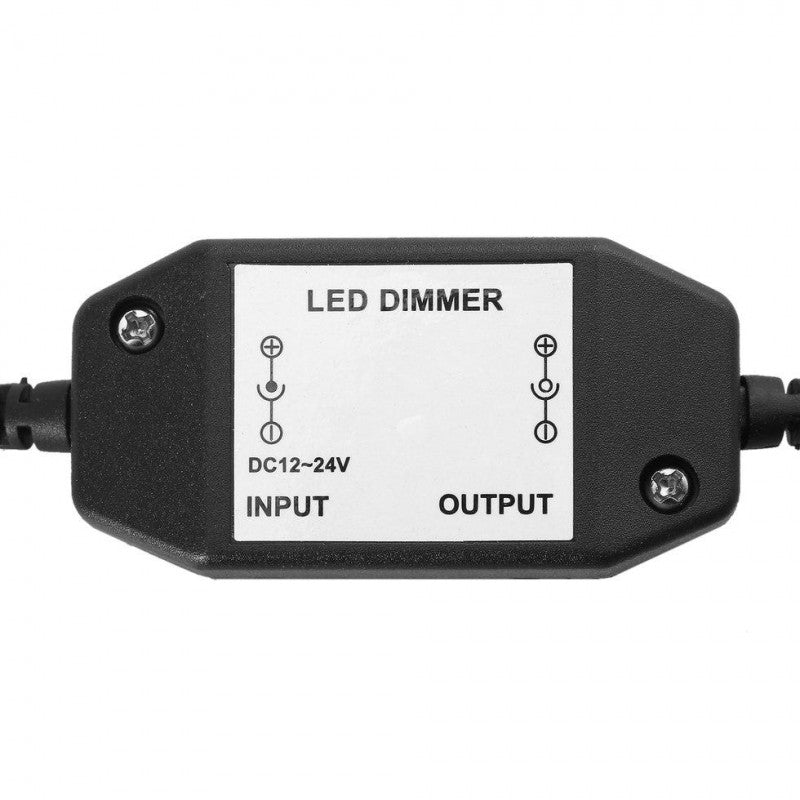 Dimmer Intrerupator, Mufa 2,1mm, Negru