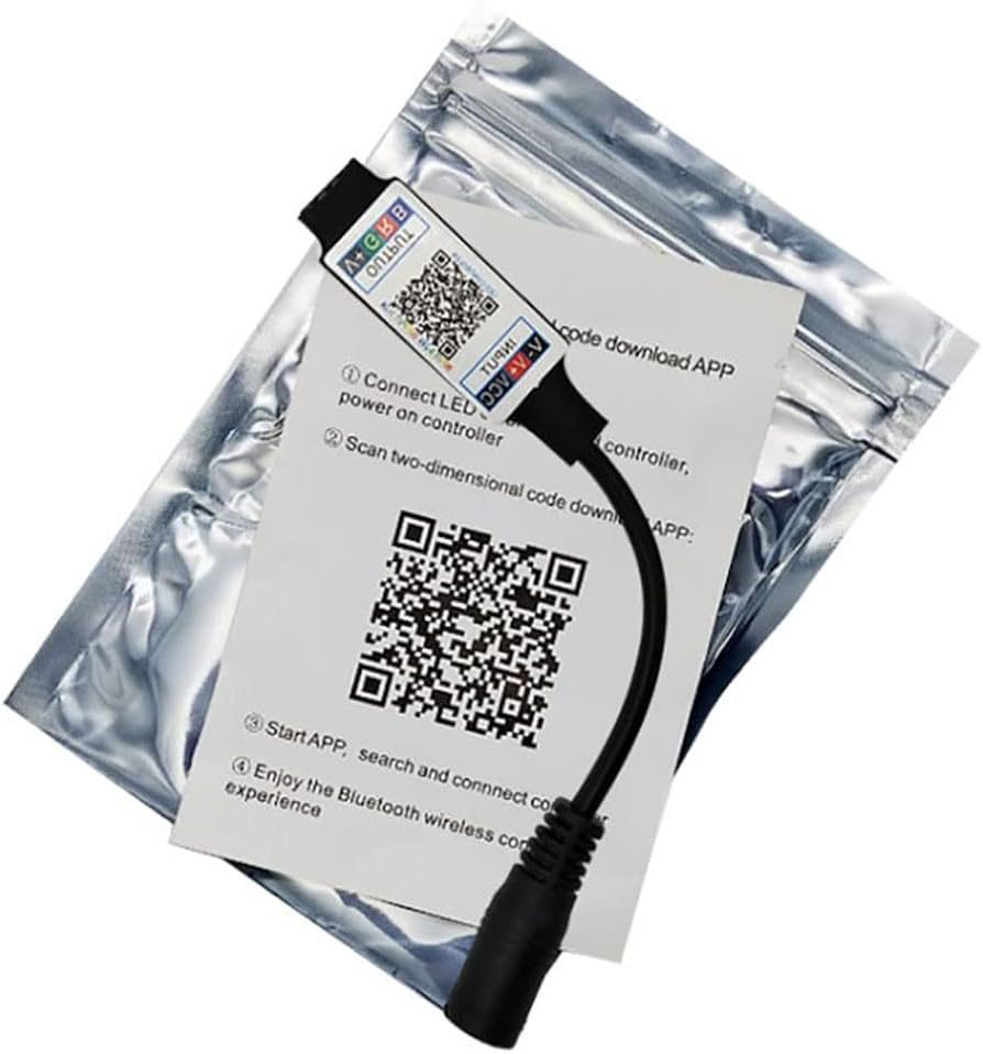 Mini Controler RGB LED cu Bluetooth QR