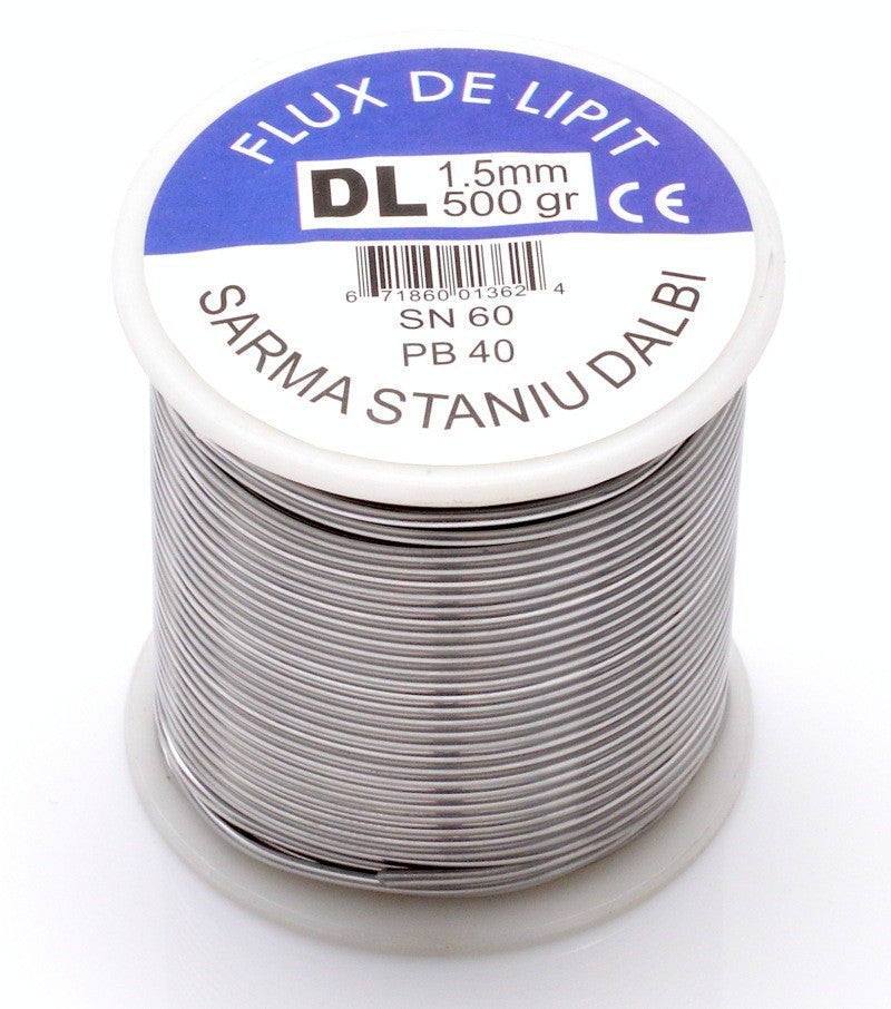 Fludor de Lipit cu Pasta , 500g - 1,5mm , SN60/PB40