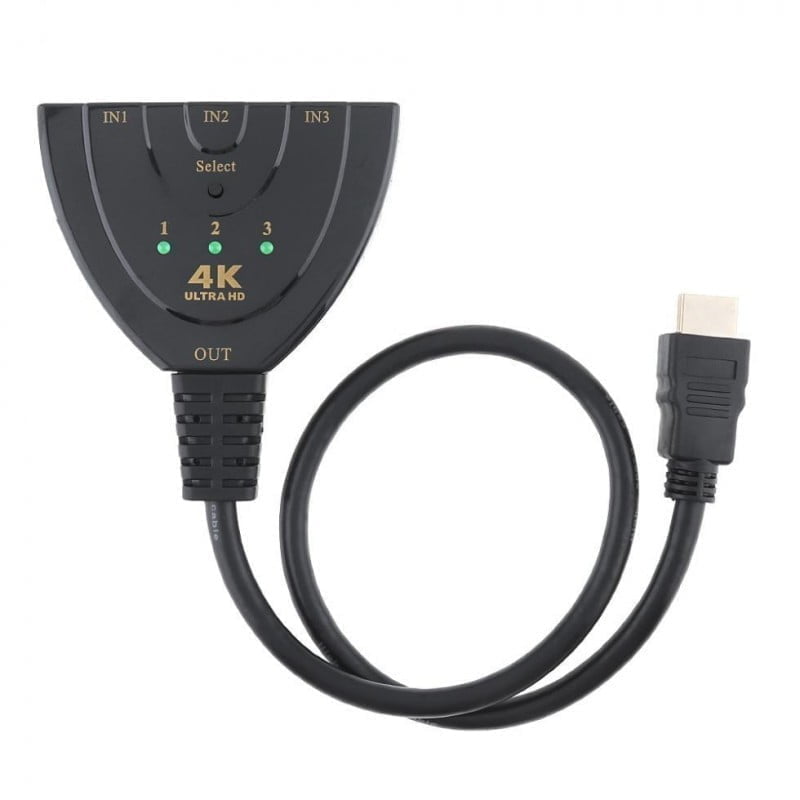 HDMI Switcher 3 IN 1 , 4K / 30 cm